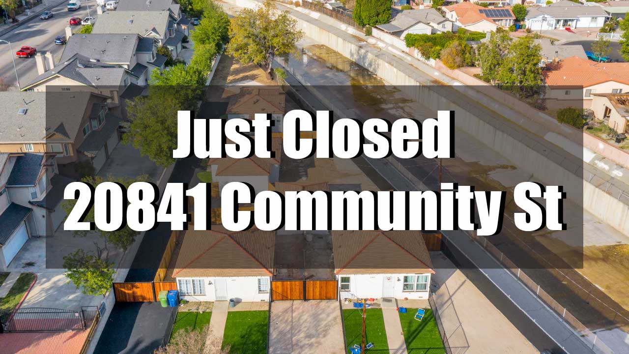 JUST CLOSED 20841 Community St